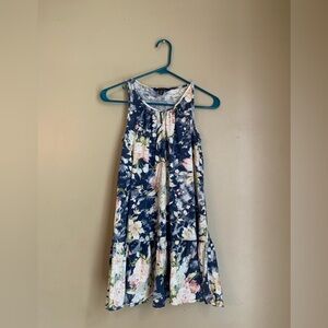 Polo Ralph Lauren kids dress floral tank ruffle hem dress wedding summer 8-10